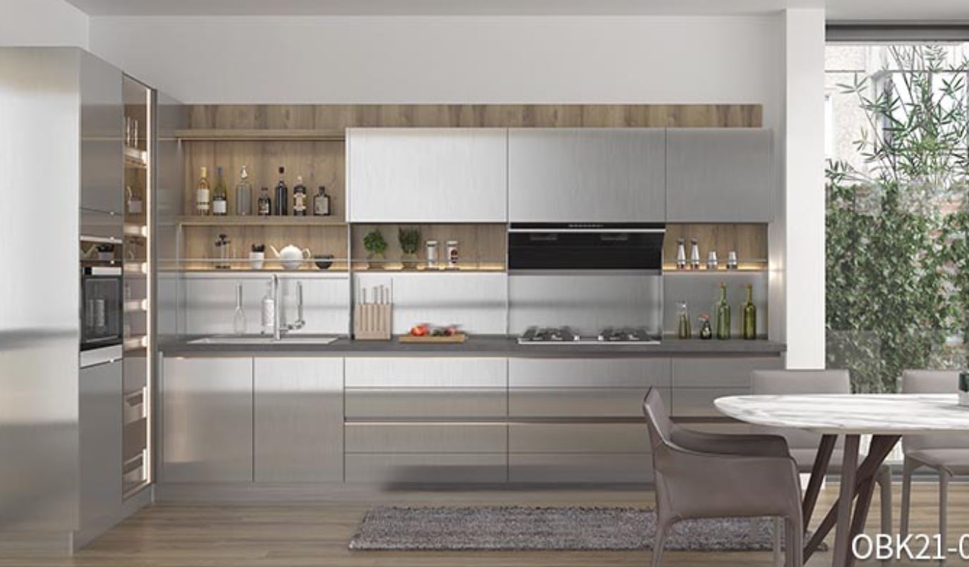 Modern Kitchen with appliances in Barbados