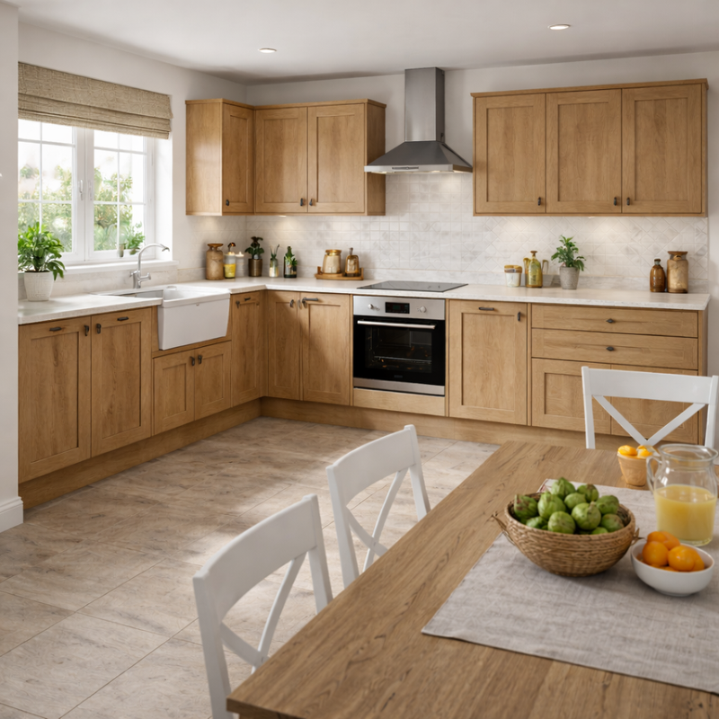 Oakwood Kitchen in Natural Oak